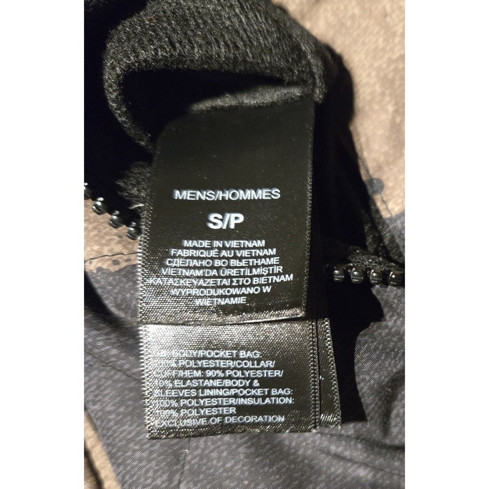 The North Face NF0A3IFU Reversible Bomber Jacket Camo Black Men's Small - Picture 3 of 12